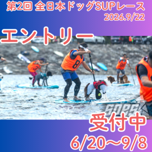 【第2回　全日本ドッグSUPレース】エントリー受付開始